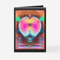 FractalHeart 3 Greeting Card Template