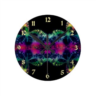 Fractalicious Celtic Design Round Wallclock