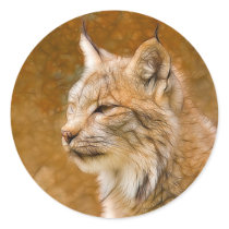 Fractalius Canadian Lynx stickers by luv2wander Fractalius Canadian Lynx stickers