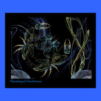 Fractalized Crustacean posters
