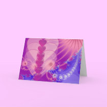 Fractally yours- purple hearts cards