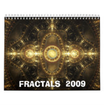 FRACTALS  2009 WALL CALENDARS