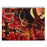 Fractals 2 , 12 month calendar
