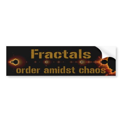 Fractals: Order Amidst Chaos Bumper Sticker