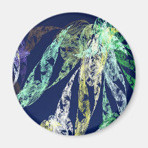 Fractals - Sea Serpent Refrigerator Magnet