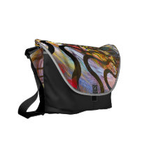 Fractals - Snake messenger bags