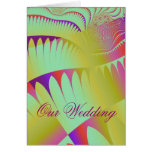 Fractals Wedding Invitation cards