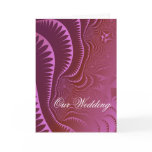 Fractals Wedding Invitation cards