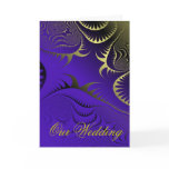 Fractals Wedding Invitation cards
