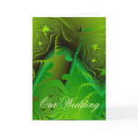 Fractals Wedding Invitation cards