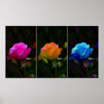 Fractilus Roses Print