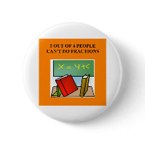 fraction math joke pin