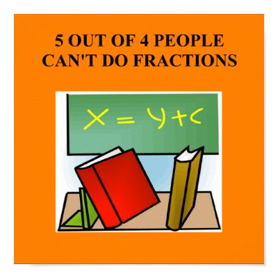 fraction math joke print by jimhartley