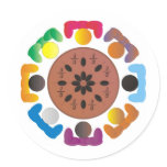 Fractions Round Stickers Fractions Round Stickers