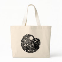 Fractoid Spiral ver. 3 Canvas Bags