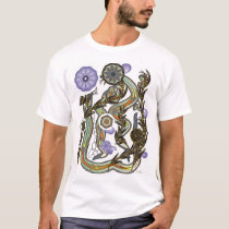 Fractoids and Flower Fronds t-shirts