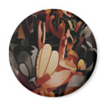 Fractured memories fridge magnet