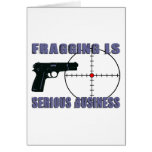 Fragging Is Serious Business cards