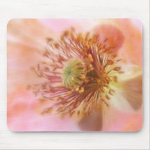 Fragile Bloom - Spring Poppy Mouse Pads