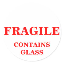 FRAGILE Contains Glass package shipping lab stickers by maximus7 FRAGILE Contains Glass package shipping lab stickers