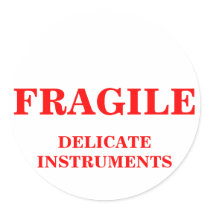 FRAGILE DELICATE INSTRUMENTS shipping label stickers by maximus7 FRAGILE DELICATE INSTRUMENTS shipping label stickers
