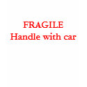 FRAGILE Handle with car t-shirts