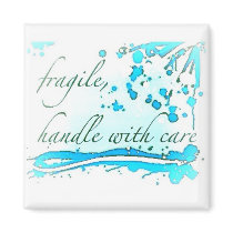 fragile handle with care magnet