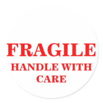 FRAGILE HANDLE WITH CARE package shipping label stickers by maximus7 FRAGILE HANDLE WITH CARE package shipping label stickers