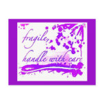 fragile handle with care postcard