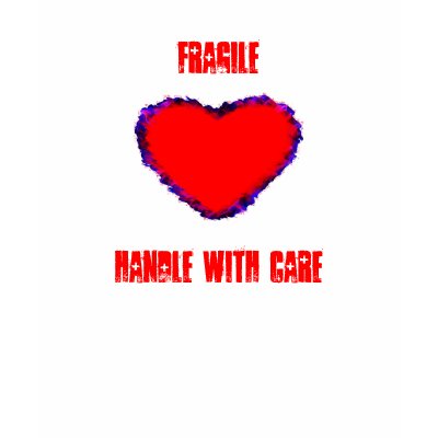 Fragile Handle With Care Spagetti Strap Womans Tee