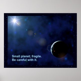 Fragile Planet Print