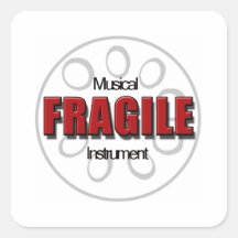 Fragile Steel Pan  Stickers