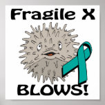 Fragile X Blows Awareness Design Print