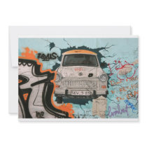 Fragment of Berlin wall Custom Announcement
