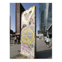 Fragment of Berlin wall Post Cards