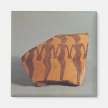 Fragment of pottery magnets