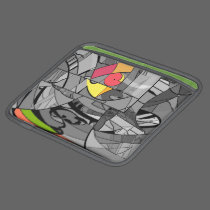 Fragmented Abstract ipad sleeves