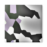 "Fragmented Dream" Digital Abstract Art magnets