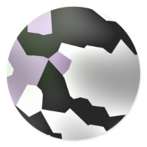 "Fragmented Dream" Digital Abstract Art stickers