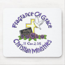 Fragrance Of Grace Ministries mouse pad mousepads by pastorjen63 Fragrance Of Grace Ministries mouse pad mousepads