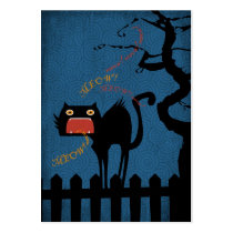 Fraidy Cat Gift Tag business cards by holidayparade Fraidy Cat Gift Tag business cards