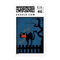 Fraidy Cat Stamp by holidayparade Fraidy Cat Stamp