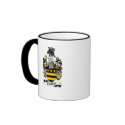 Frakes Coat of Arms Mug Black Handle by stephenfrakes Frakes Coat of Arms Mug Black Handle