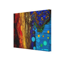 Fram - Abstract Art Canvas Canvas Print