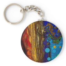 Fram - Abstract Art Keychain