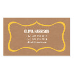frame kraft calling card business card template