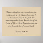 Framed Bible Verse Artwork, Romans 8:38-39 Posters