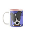 Framed Cartoon Border Collie Mug