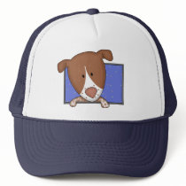 Framed Cartoon German Shorthaired Pointer hats