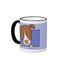 Framed Cartoon German Shorthaired Pointer Mug